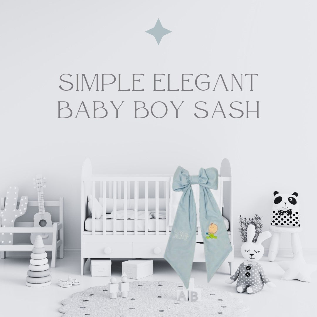 Sweet Newborn Sash & Bow Accessories