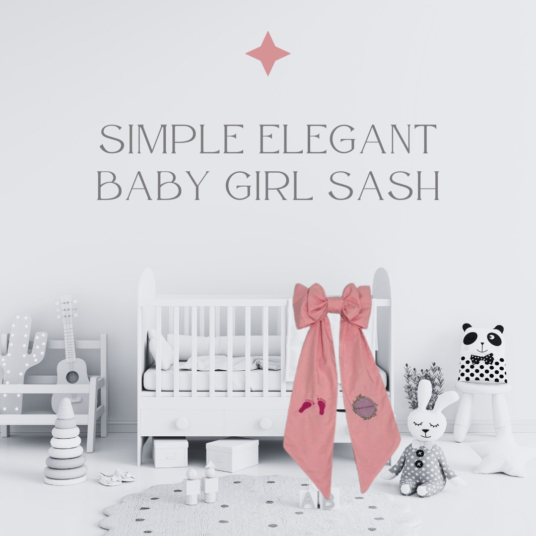 Sweet Newborn Sash & Bow Accessories