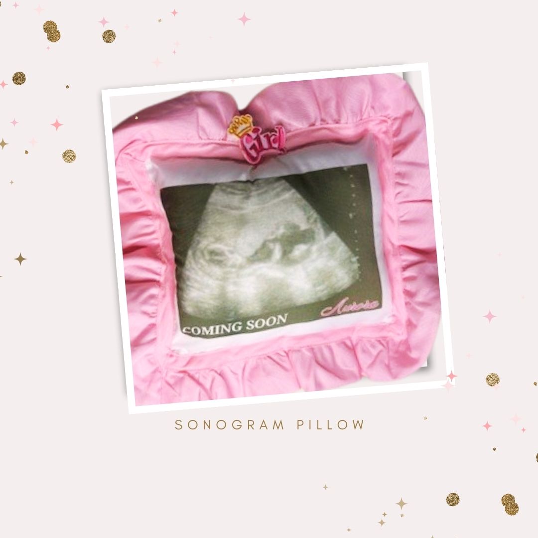 Personalized Baby Sonogram Comfort Pillow